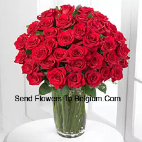 51 Red Roses In A Vase